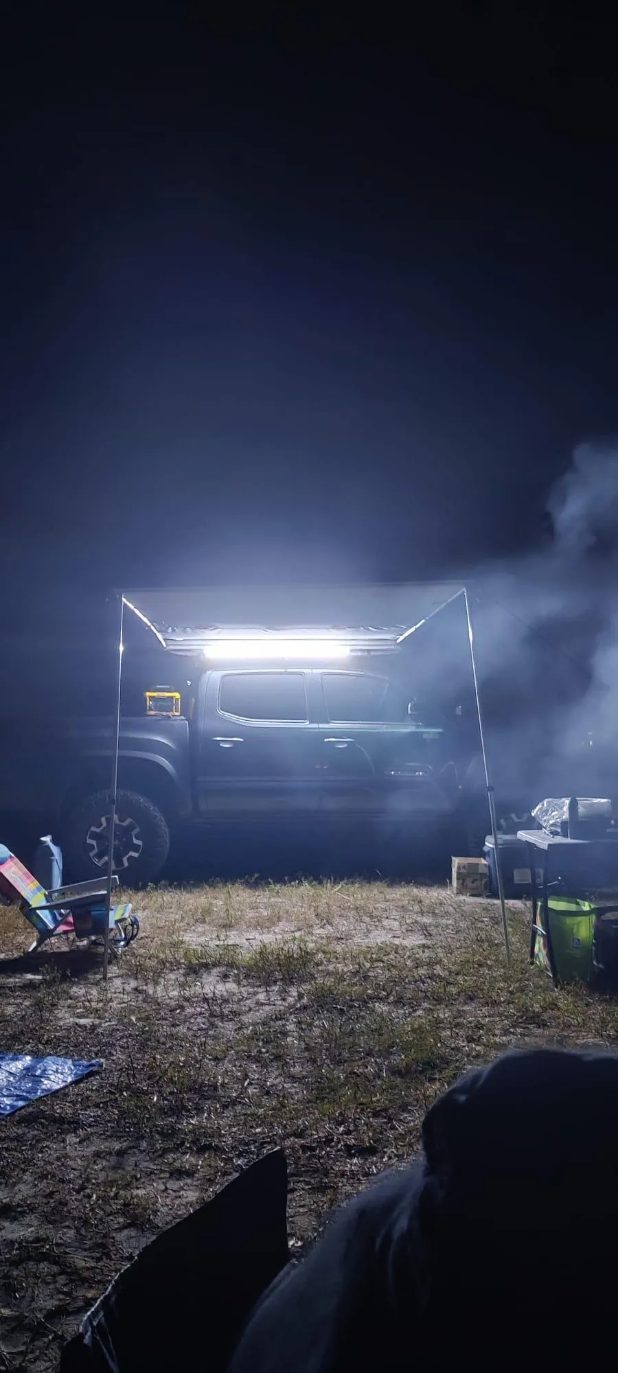 Dobinsons 4x4 Roll Out Awning 4.6FT x 6.5FT Small Size with LED Lights (CE80-3934)