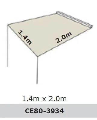 Dobinsons 4x4 Roll Out Awning 4.6FT x 6.5FT Small Size(CE80-3934)