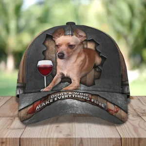 Dog Wine - Personalized Name Cap - HTA