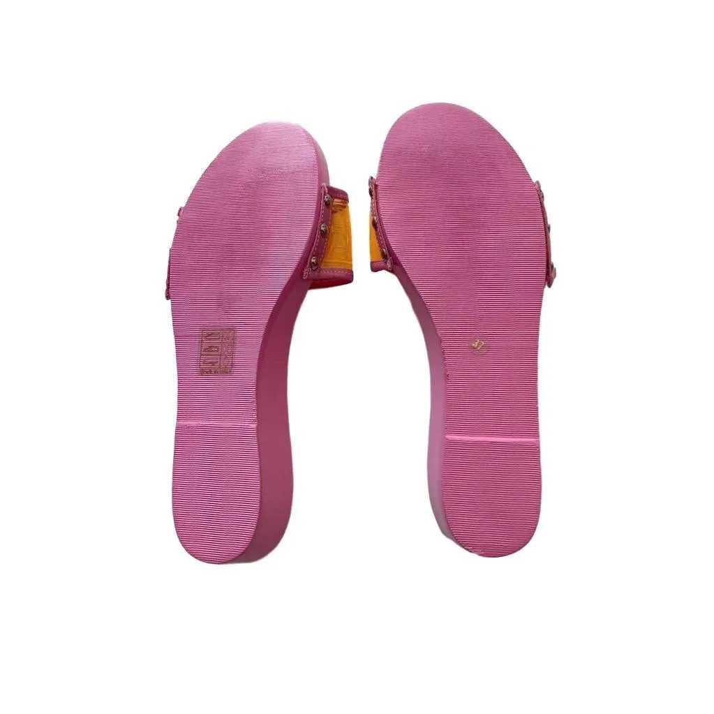 Dolce & Gabbana Pink Logo Slides