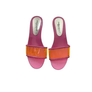 Dolce & Gabbana Pink Logo Slides