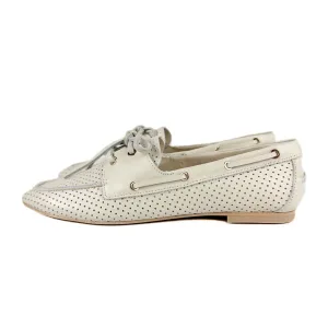Dolce Vita - Lakin Perforated Loafers (Ivory)