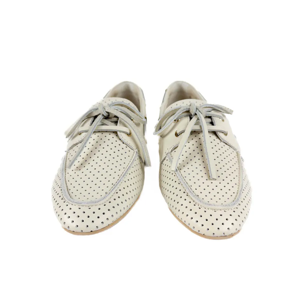 Dolce Vita - Lakin Perforated Loafers (Ivory)