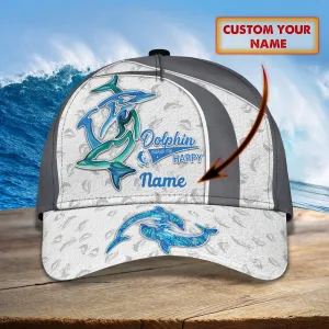 Dolphin - Personalize Name Cap  - Loop - Dp98-Dp323