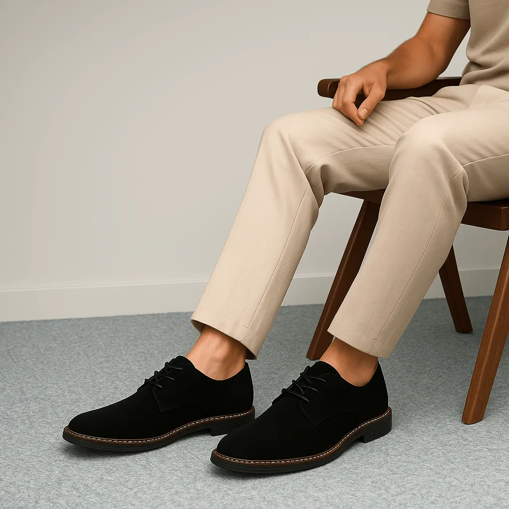 Domoir | Elegant Suede Formal Oxford Shoes