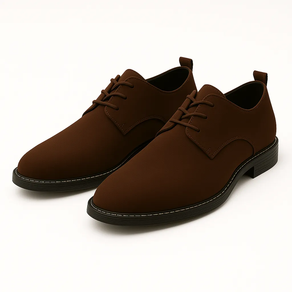 Domoir | Elegant Suede Formal Oxford Shoes