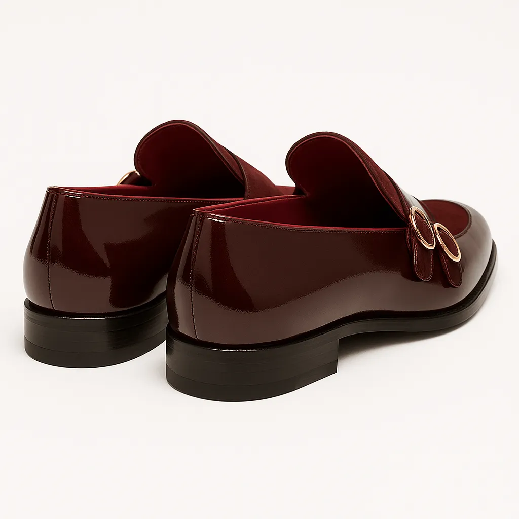 Domoir | Red Sole Monk Loafers