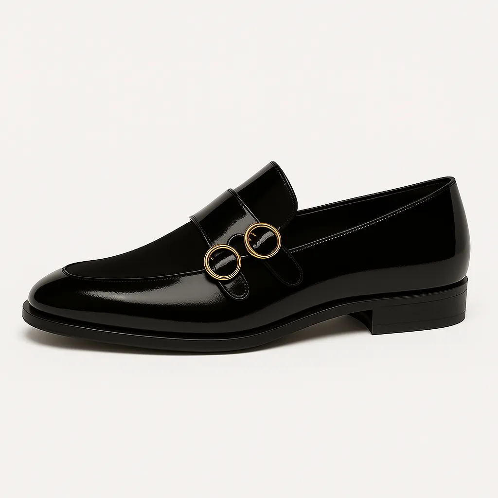 Domoir | Red Sole Monk Loafers