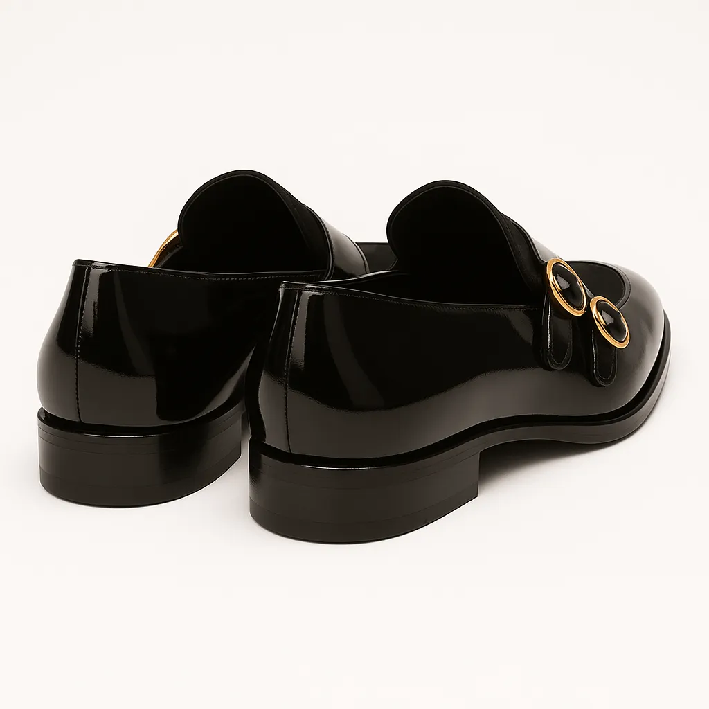 Domoir | Red Sole Monk Loafers