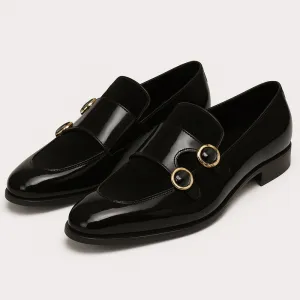 Domoir | Red Sole Monk Loafers