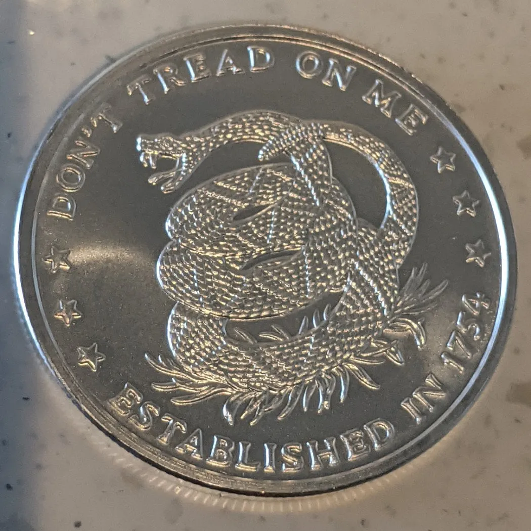 Don't Tread On Me Coin Ring - Classic Version