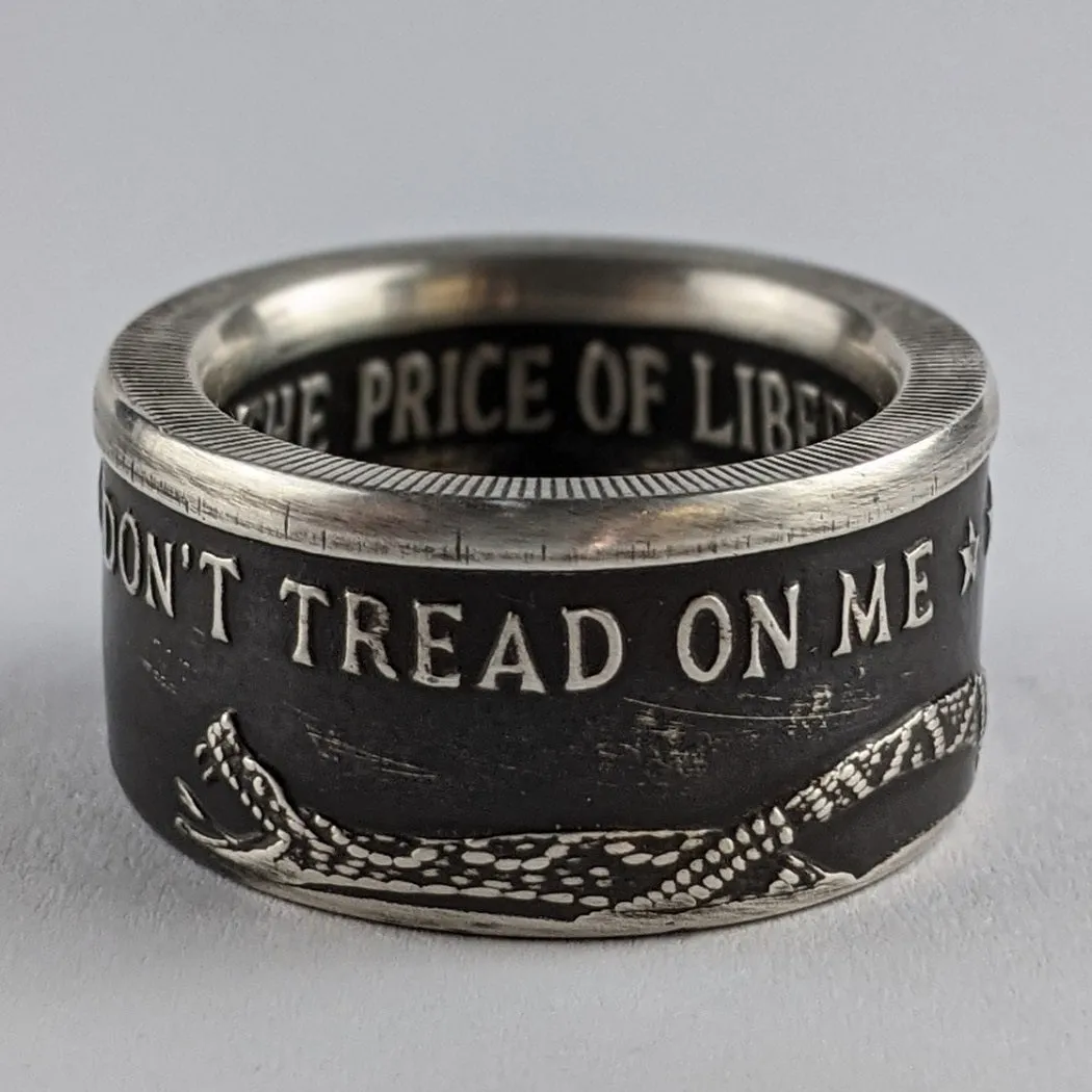 Don't Tread On Me Coin Ring - Classic Version