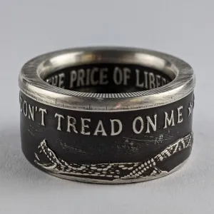 Don't Tread On Me Coin Ring - Classic Version