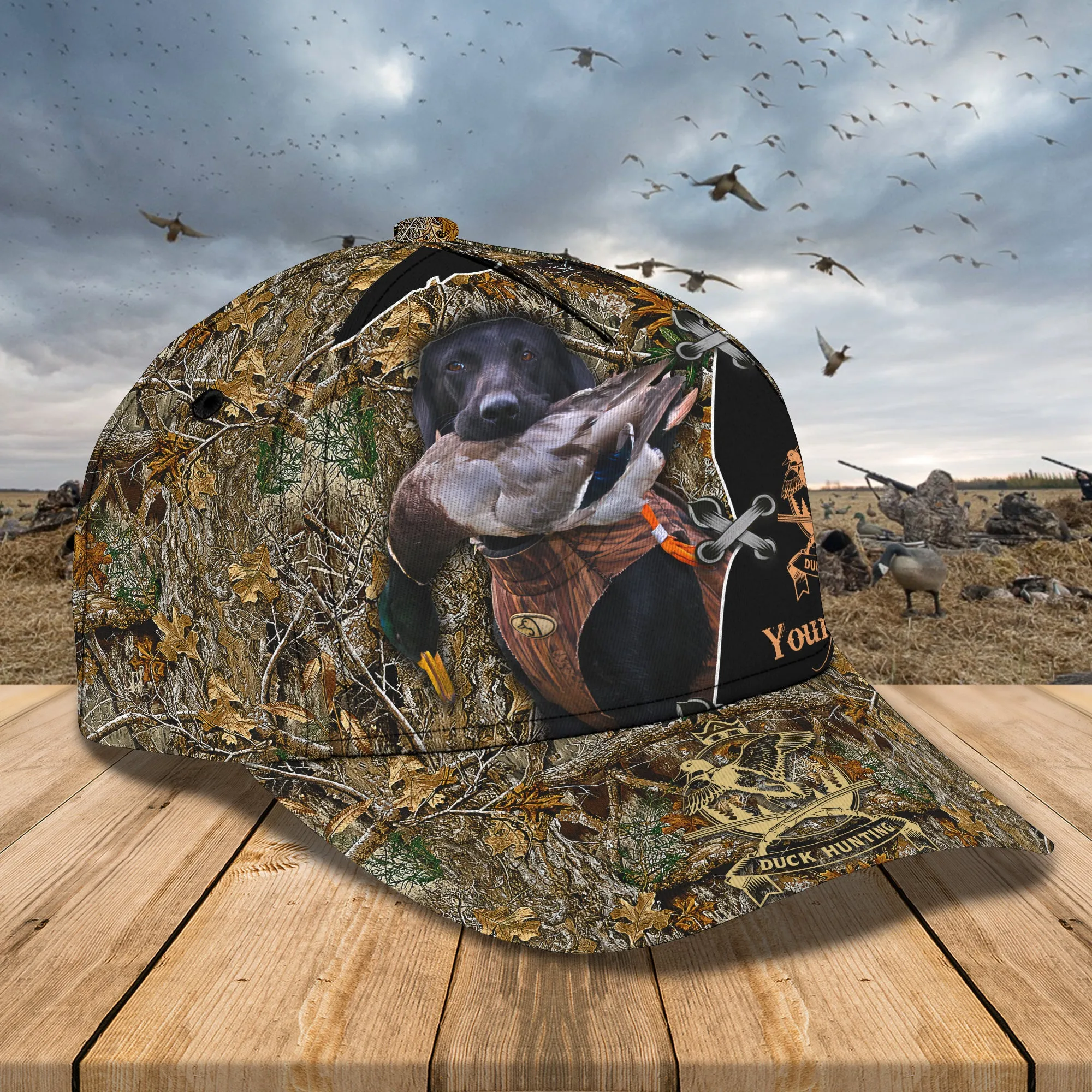 Duck hunting new- Personalized Name Cap - Lst149