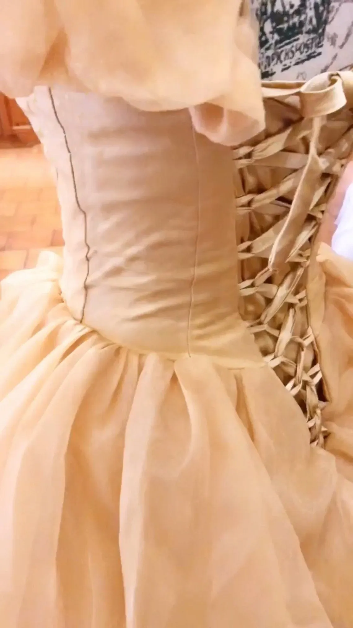 Elegant Off-shoulder Sweetheart Ruffle Neck Teal Or Yellow A-line Prom Dress, PD3442
