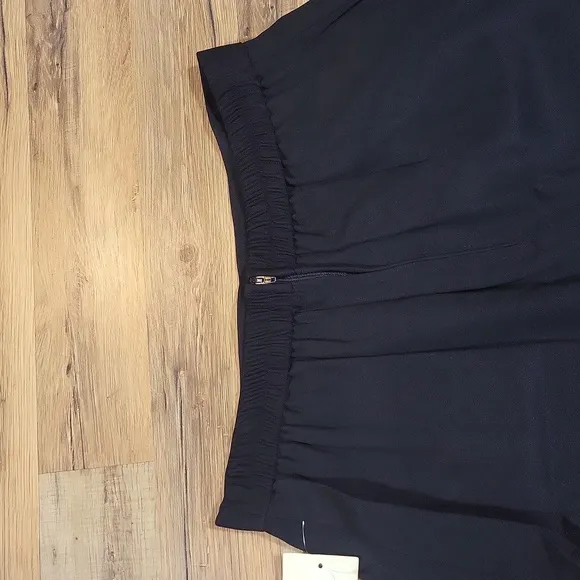 EN FRANCAIS by Huey Waltzer Vtg Sexy Black High Slit Maxi Skirt