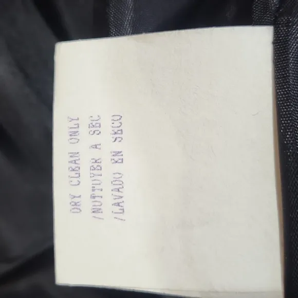 EN FRANCAIS by Huey Waltzer Vtg Sexy Black High Slit Maxi Skirt