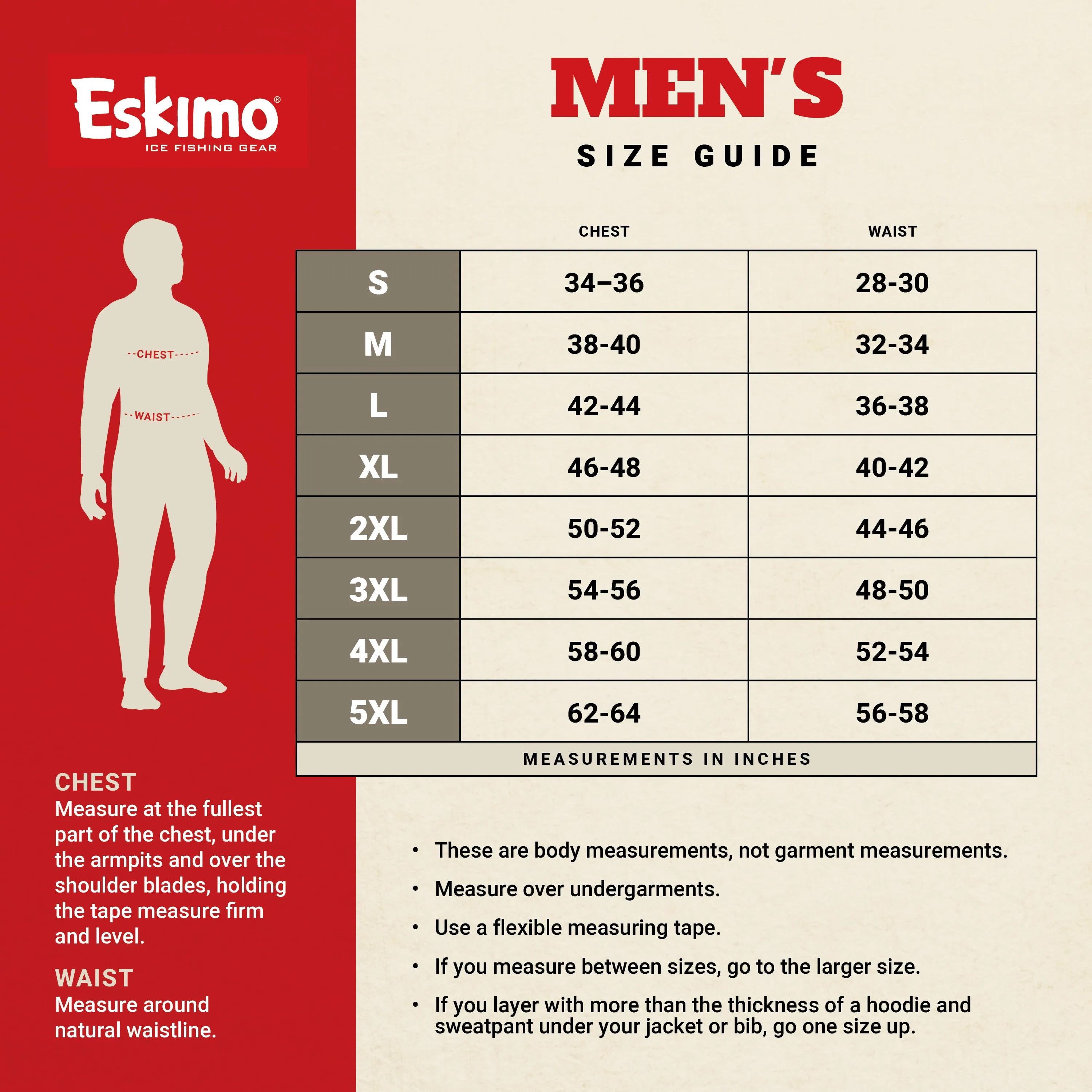 Eskimo Mens Legend Bib