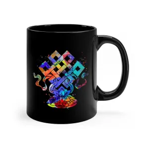 Eternal Knot  Black Mug 11oz