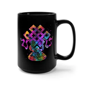 Eternal Knot Black Mug 15oz