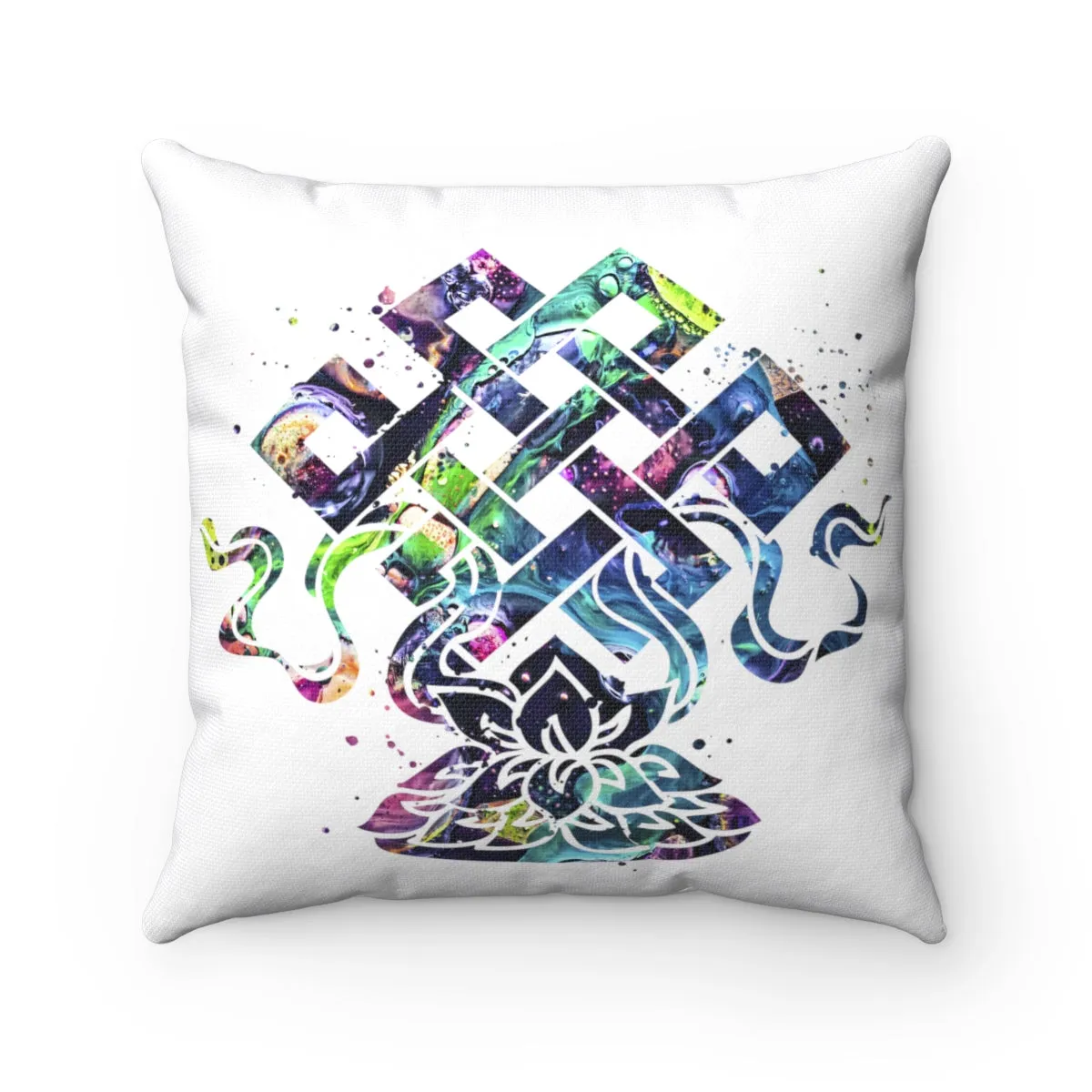 Eternal Knot Square Pillow