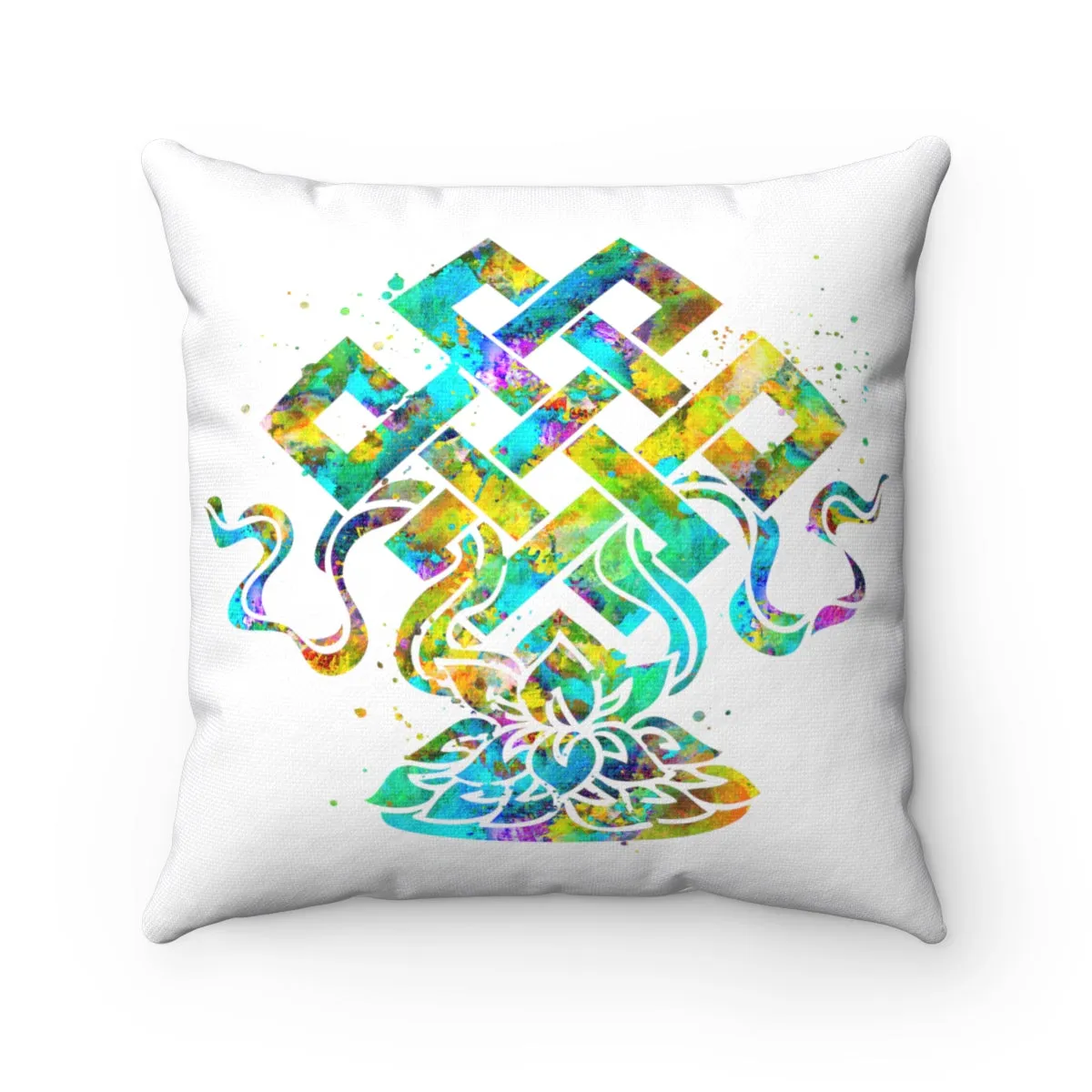 Eternal Knot Square Pillow