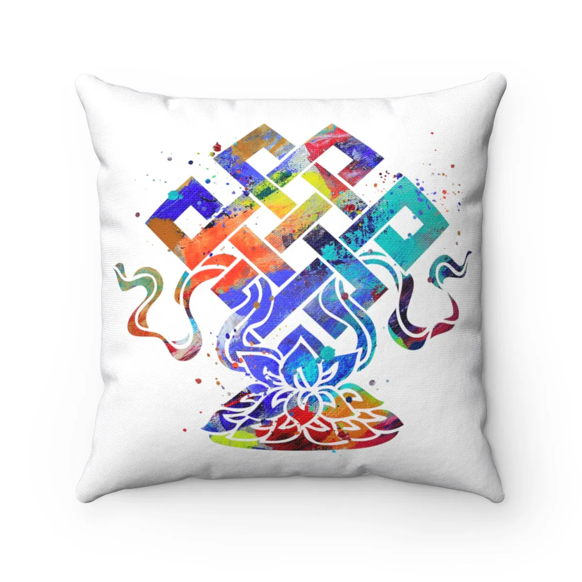 Eternal Knot Square Pillow
