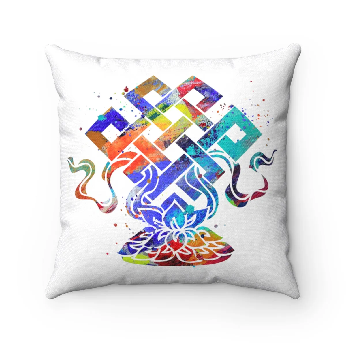 Eternal Knot Square Pillow