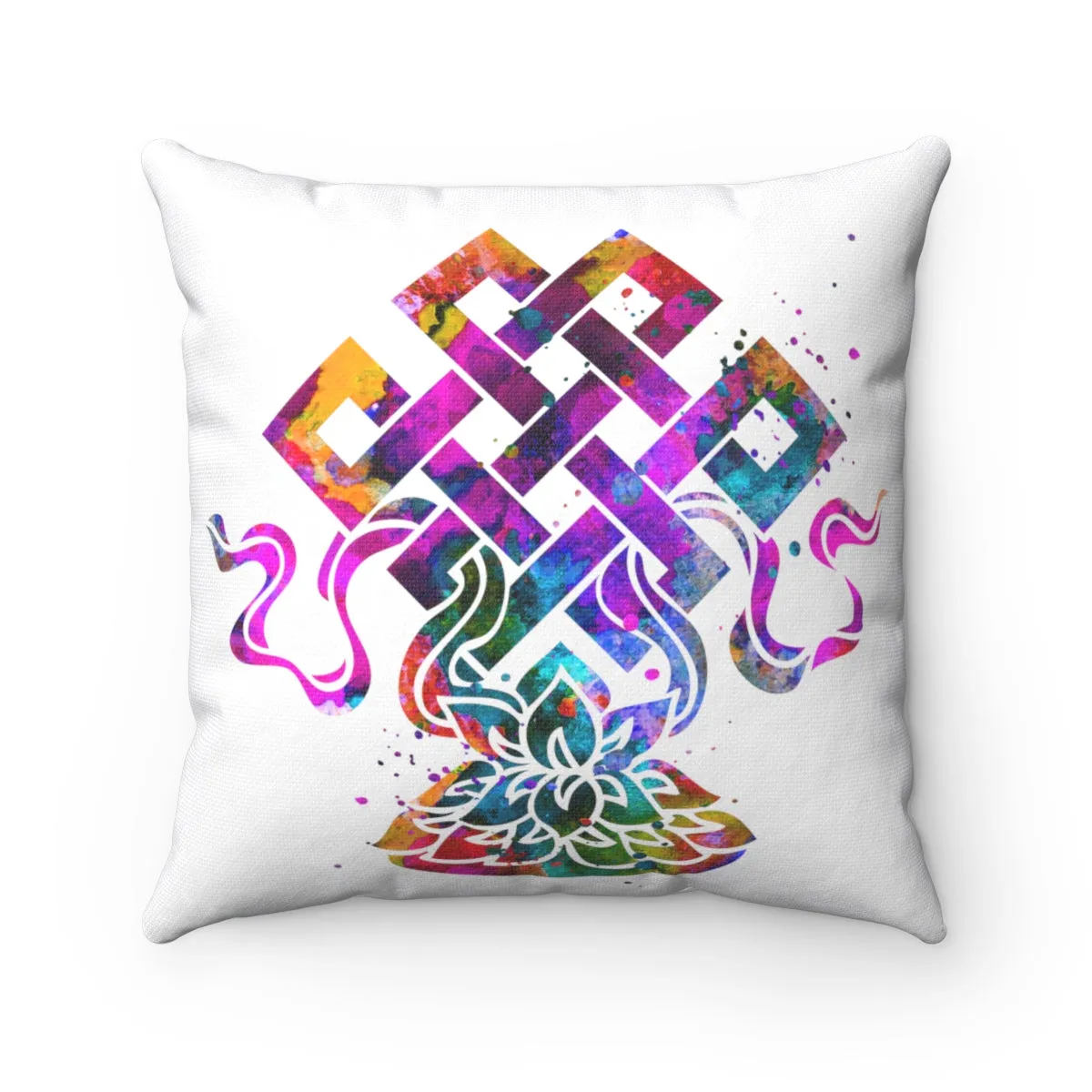 Eternal Knot Square Pillow