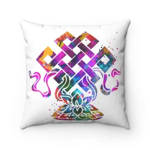 Eternal Knot Square Pillow
