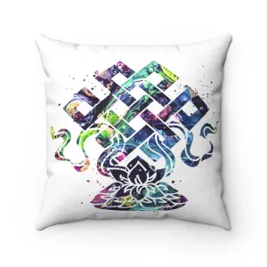 Eternal Knot Square Pillow