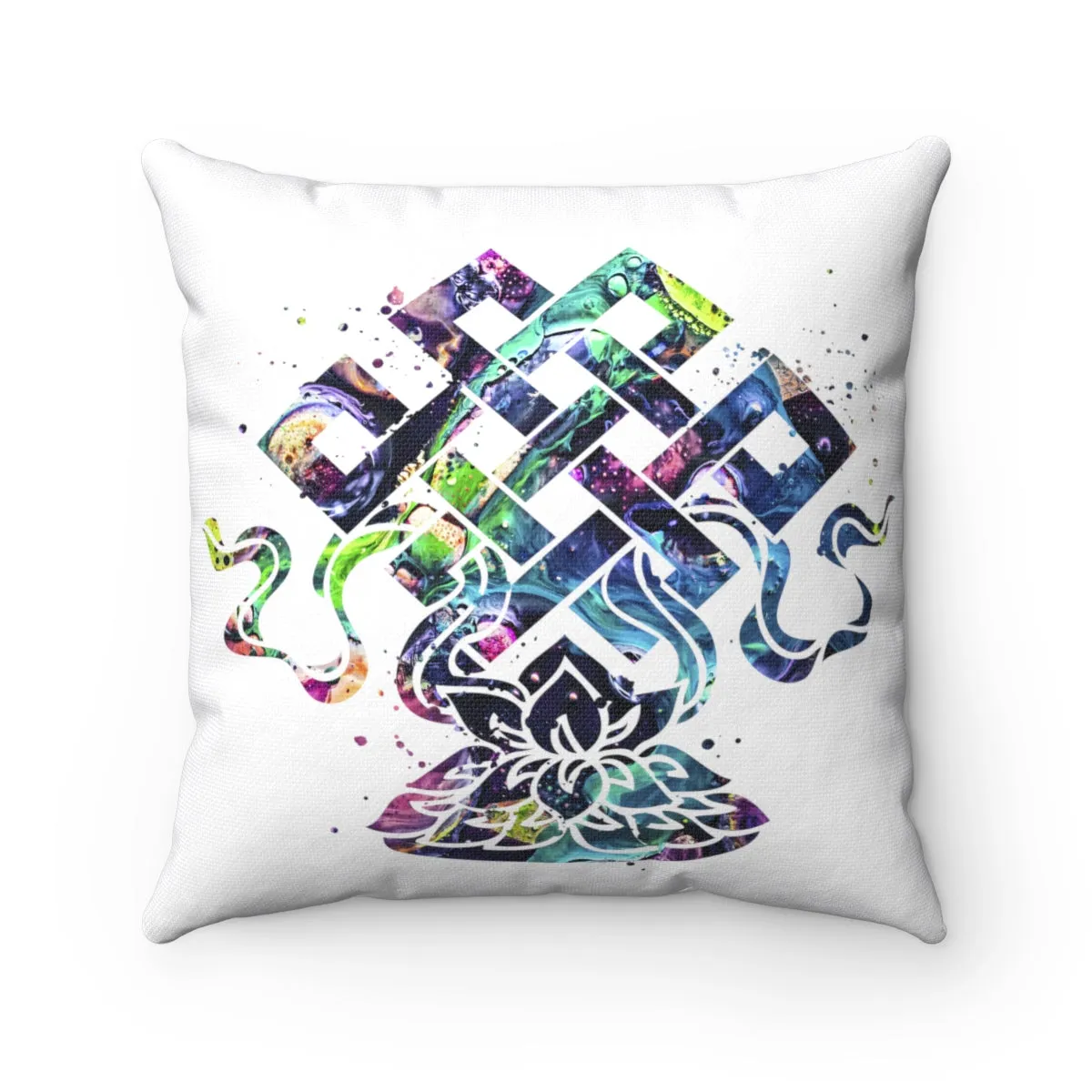 Eternal Knot Square Pillow