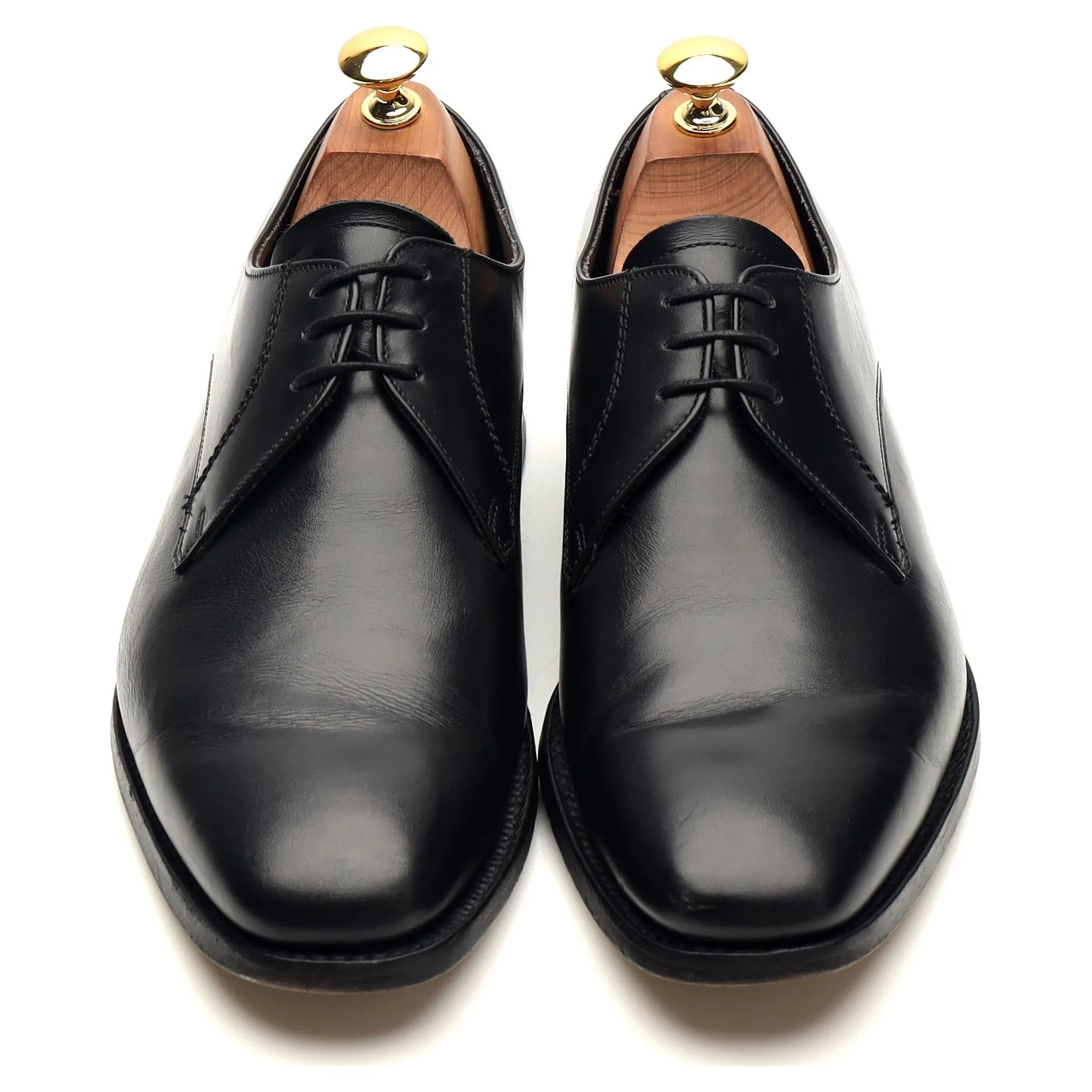 'Eton' Black Leather Derby UK 7 G