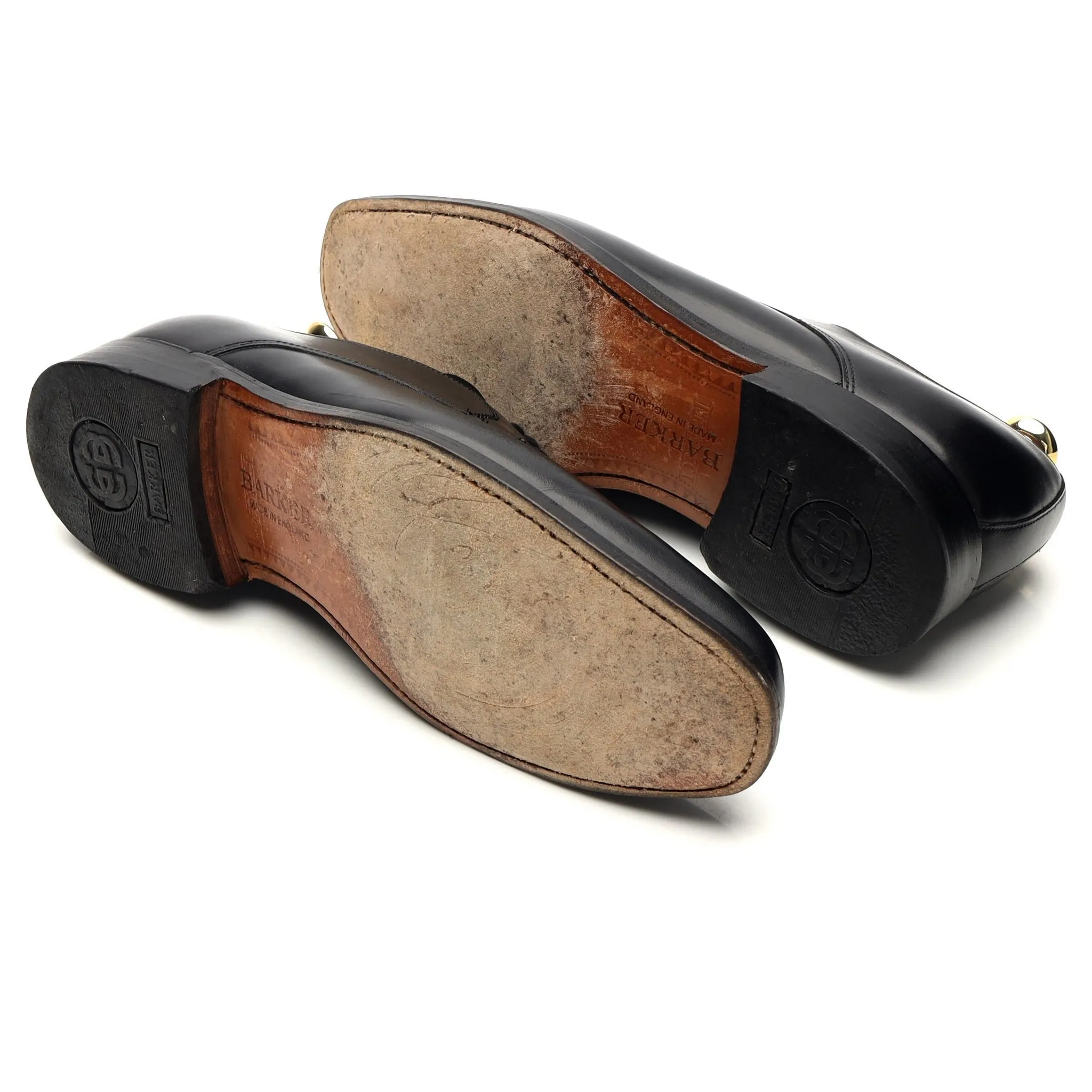 'Eton' Black Leather Derby UK 7 G