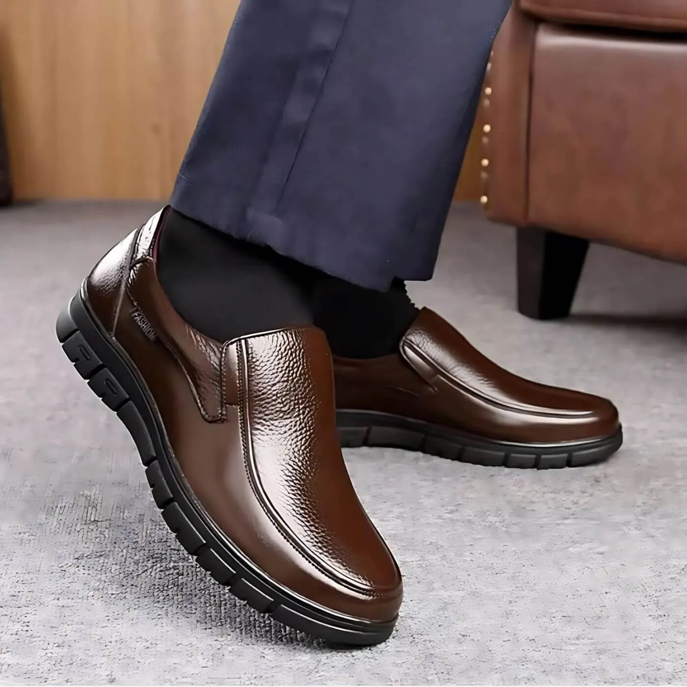 Executive Comfort Leather Loafers