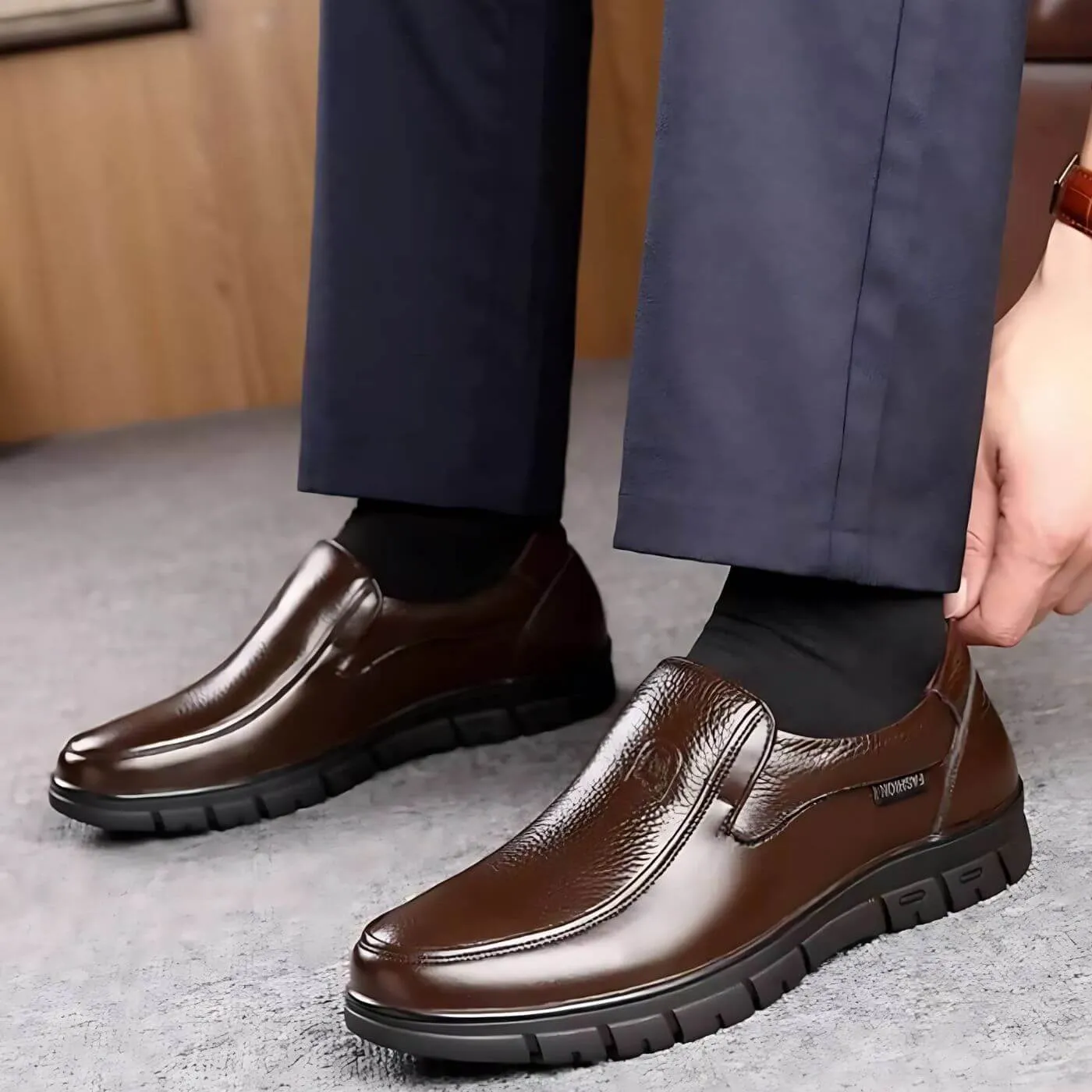 Executive Comfort Leather Loafers