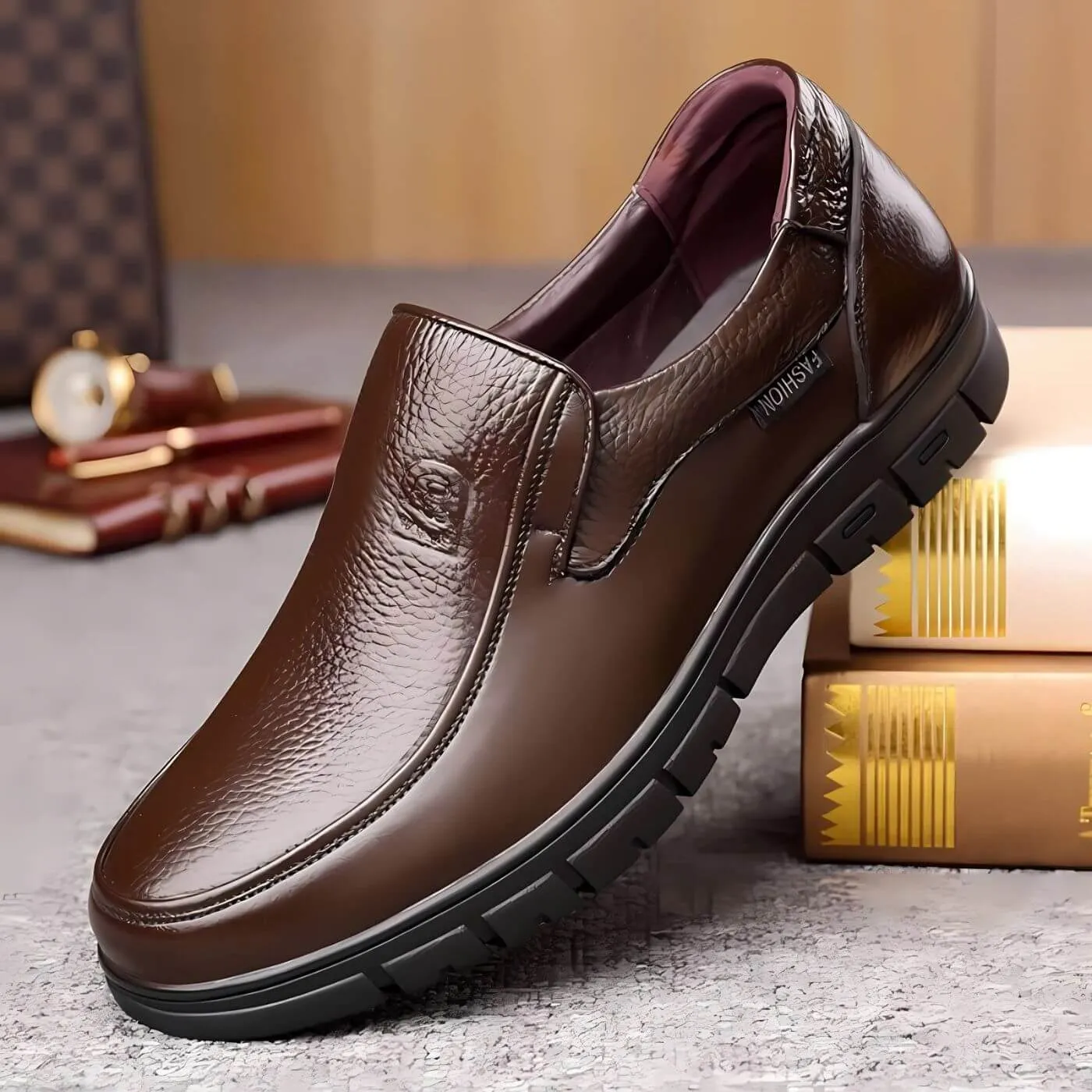 Executive Comfort Leather Loafers
