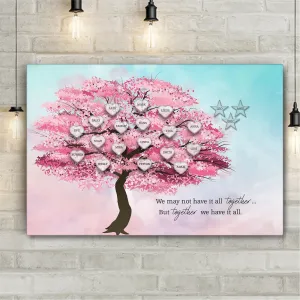Family Tree Personalized Premium Canvas