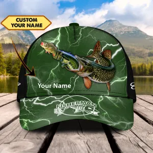 Fishing 3- Personalized Name Cap - HN95