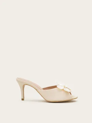 Fleurs Blanches Mules