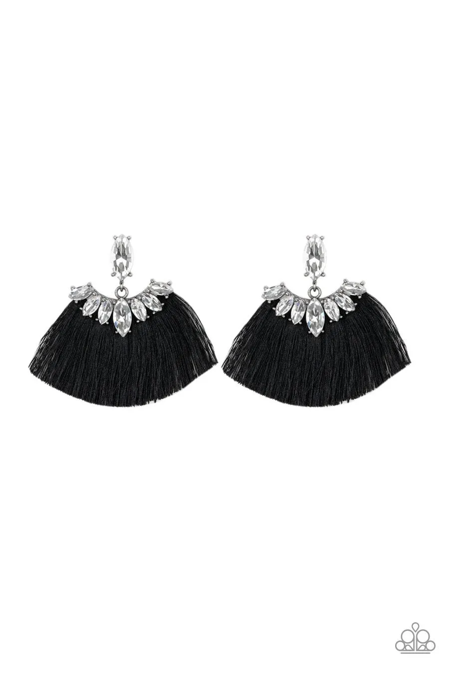 Formal Flair - Black Paparazzi Earrings