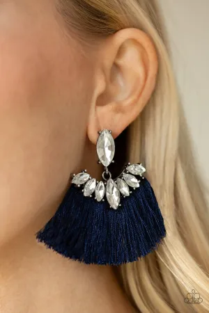 Formal Flair - Blue Paparazzi Earrings
