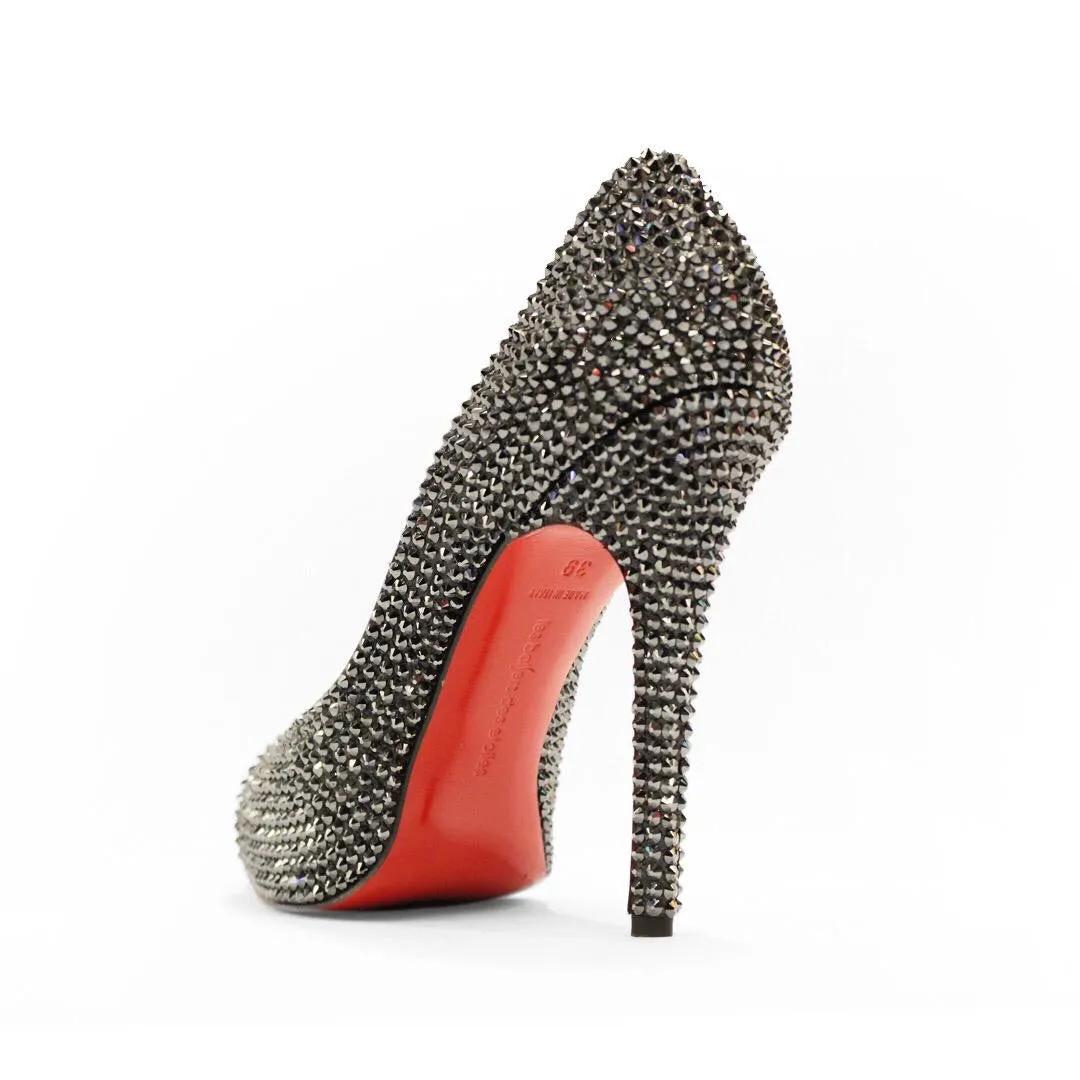 Full Swarovski crystals pump