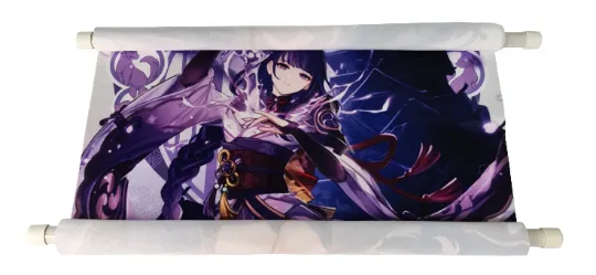 Genshin Impact Raiden Shogun Anime Wall Scroll / Poster / Banner - 39cm x 74cm