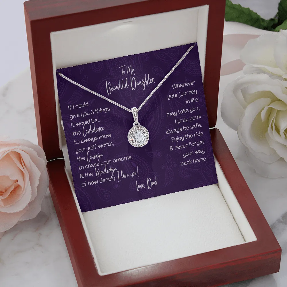 Gift for Daughter from Dad | Confidence, Courage, Knowledge