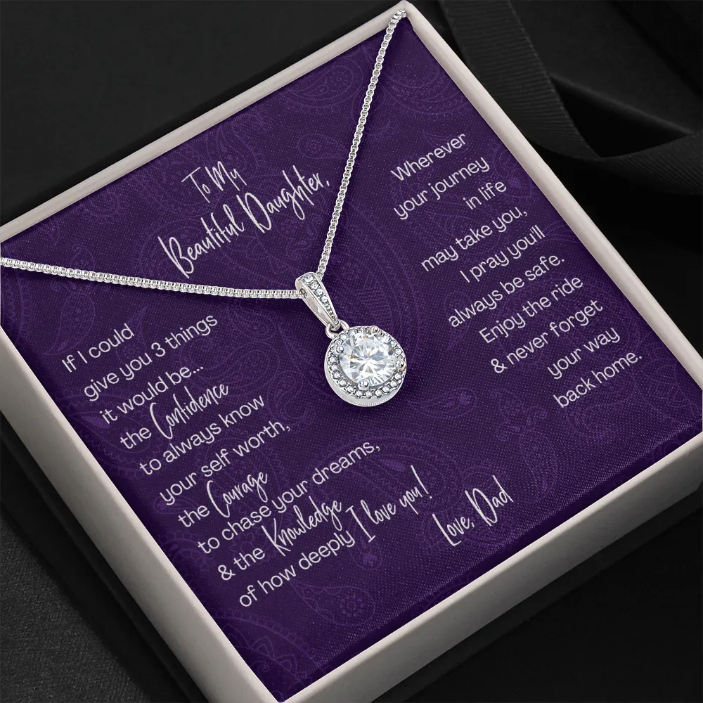 Gift for Daughter from Dad | Confidence, Courage, Knowledge