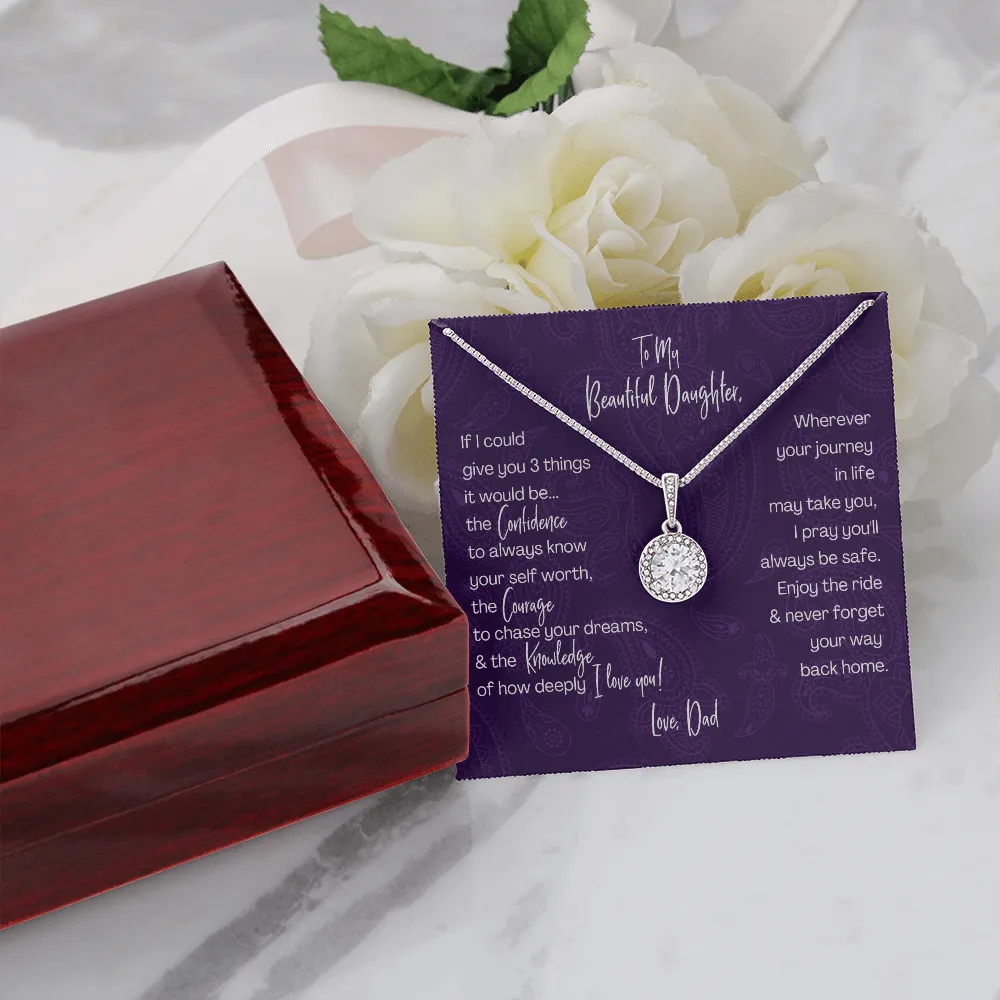 Gift for Daughter from Dad | Confidence, Courage, Knowledge