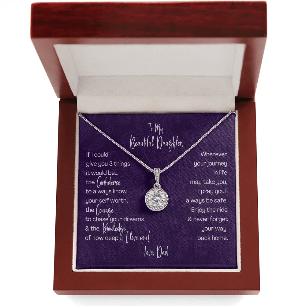 Gift for Daughter from Dad | Confidence, Courage, Knowledge