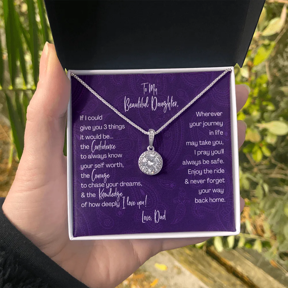 Gift for Daughter from Dad | Confidence, Courage, Knowledge