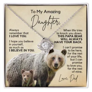 Gift for Daughter | Necklace from Dad | I Believe in You